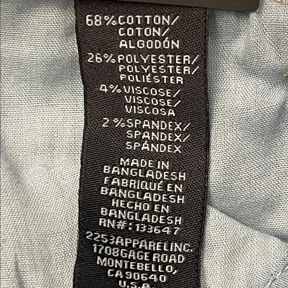 BCBG Generation MidRise Curvy Skinny Women's Blue Distressed Jeans Size 0/24 - Picture 7 of 8